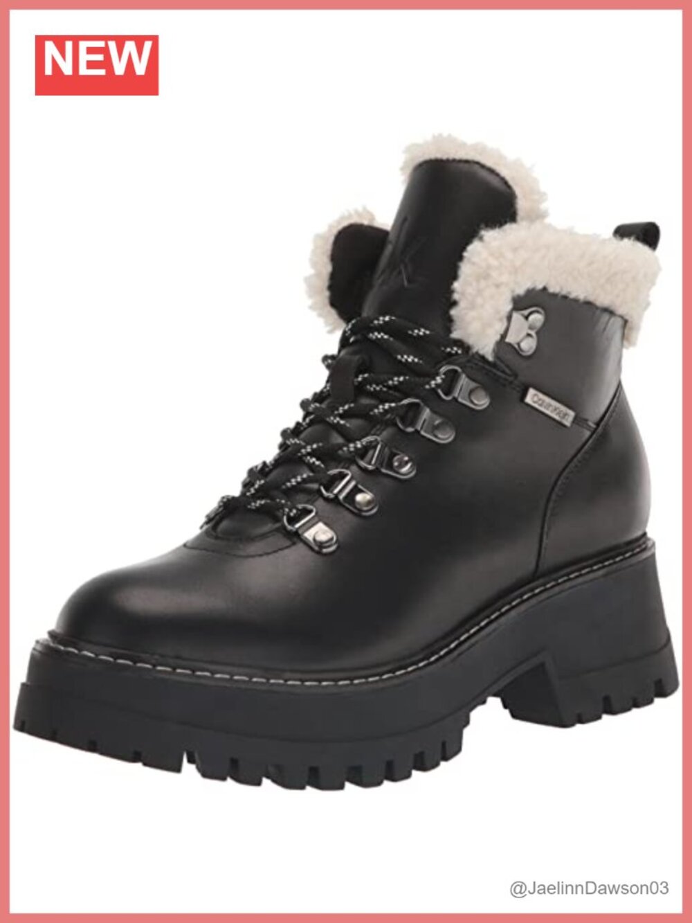 Calvin Klein Kristel Lace Up Ankle Bootie